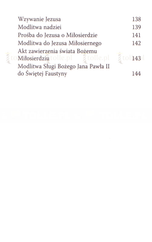 Modlitewnik do Miłosierdzia Bożego. Jezu, ufam Tobie - Klub Książki Tolle.pl
