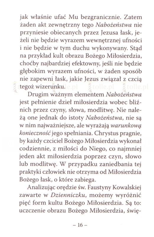 Modlitewnik do Miłosierdzia Bożego. Jezu, ufam Tobie - Klub Książki Tolle.pl