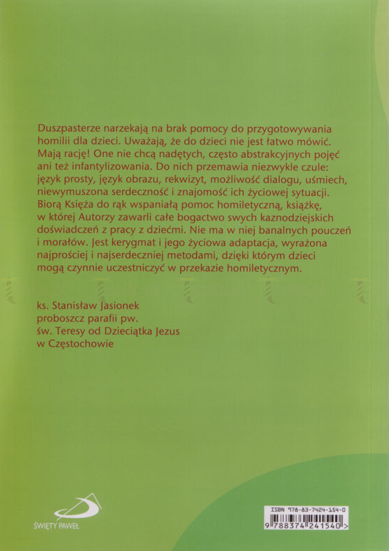 Słowa Jezusa prowadzą do nieba. Kazania dla dzieci. Rok C (+ CD) - Klub Książki Tolle.pl