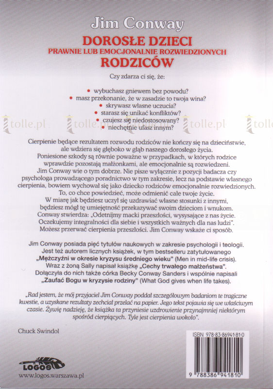 Dorosłe dzieci prawnie lub emocjonalnie rozwiedzionych rodziców - Klub Książki Tolle.pl