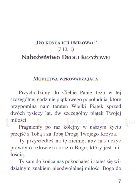 Do końca ich umiłował. Droga Krzyżowa - Klub Książki Tolle.pl