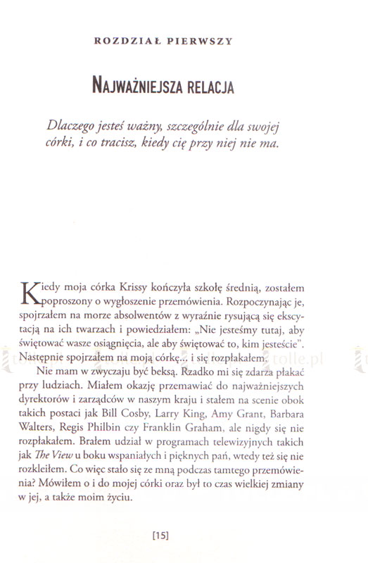 Ile znaczy tata. Trwały ślad, który ojciec zostawia w życiu córki - Klub Książki Tolle.pl