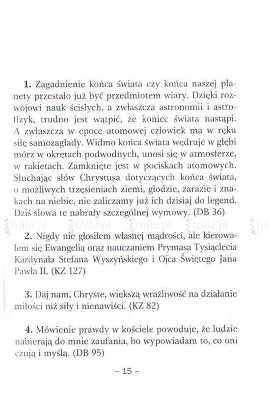 Dobrego dnia z bł. ks. Jerzym Popiełuszką. Myśli na każdy dzień roku - Klub Książki Tolle.pl