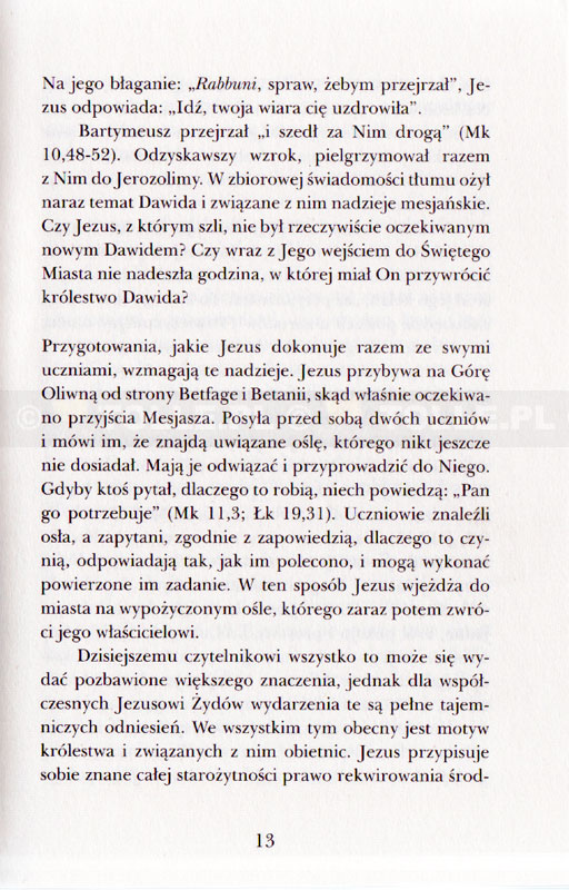 Jezus z Nazaretu cz. 2. Od wjazdu do Jerozolimy do Zmartwychwstania - Klub Książki Tolle.pl