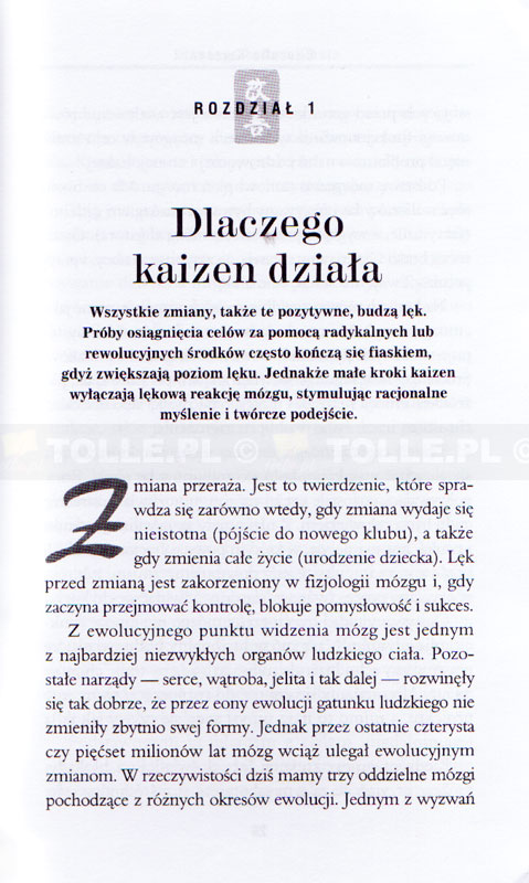 Filozofia Kaizen. Jak mały krok może zmienić Twoje życie - Klub Książki Tolle.pl