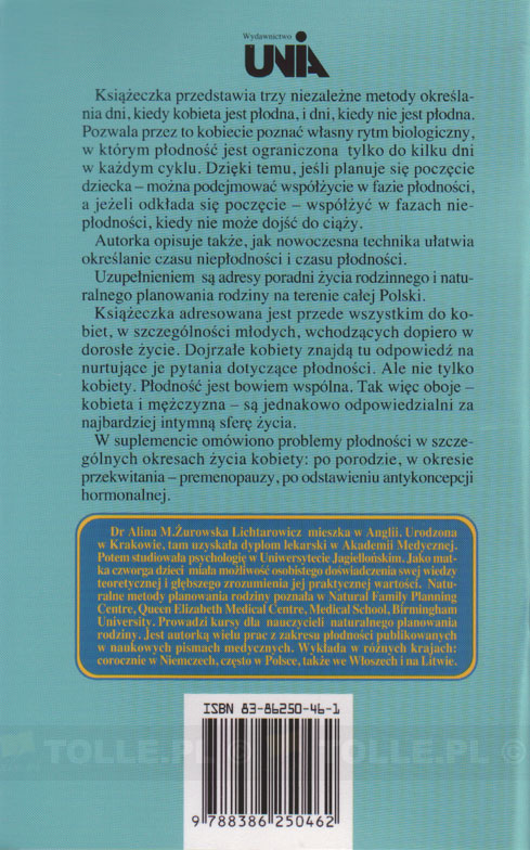 Kiedy jestem płodna, a kiedy nie - Klub Książki Tolle.pl