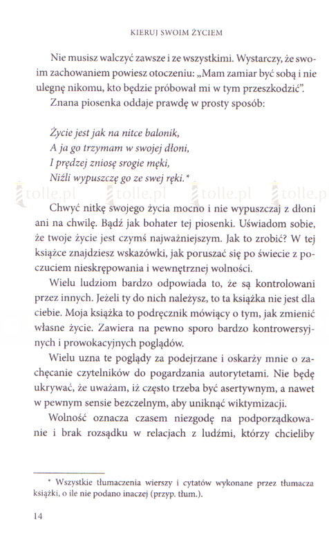 Kieruj swoim życiem - Klub Książki Tolle.pl