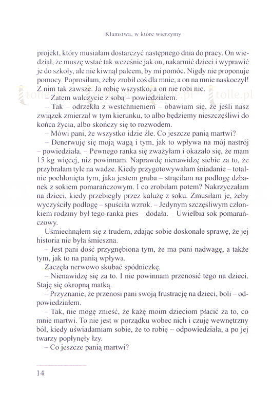 Kłamstwa, w które wierzymy. Seria: Psychologia i wiara - Klub Książki Tolle.pl