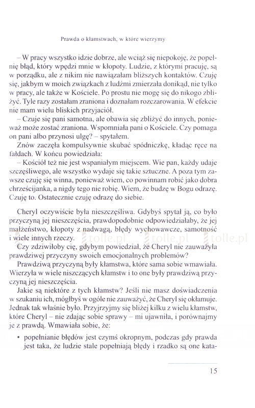 Kłamstwa, w które wierzymy. Seria: Psychologia i wiara - Klub Książki Tolle.pl