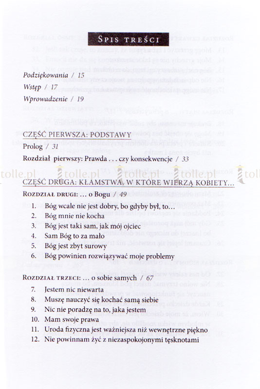 Kłamstwa, w które wierzą kobiety oraz prawda, która daje im wolność - Klub Książki Tolle.pl