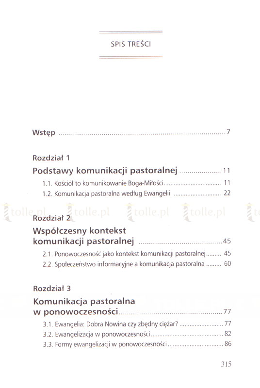 Komunikacja pastoralna - Klub Książki Tolle.pl