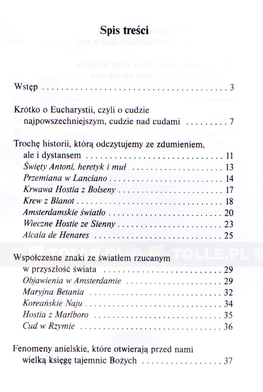 Krzyk Eucharystii czyli o cudach które potwierdzają Cud - Klub Książki Tolle.pl