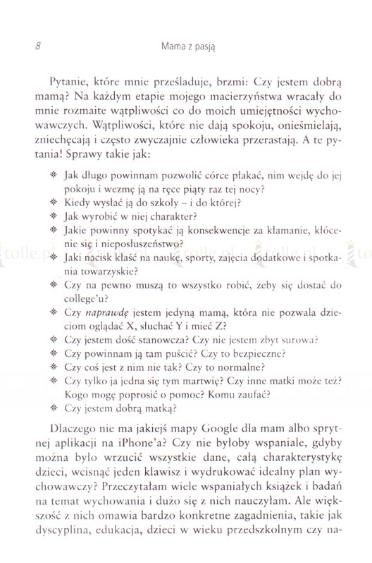 Mama z pasją. Jak wychowywać dzieci w dzisiejszym świecie - Klub Książki Tolle.pl