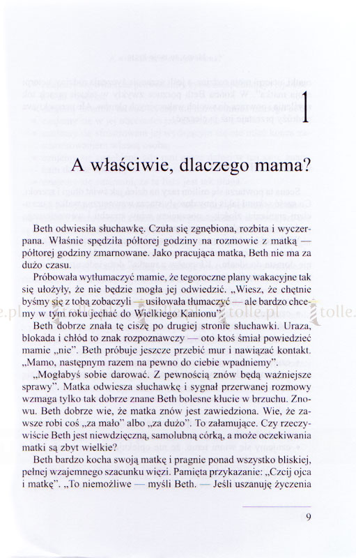 Mamo, to moje życie. Seria: Psychologia i wiara - Klub Książki Tolle.pl
