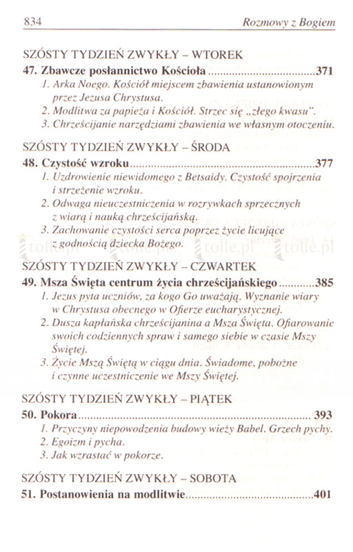 Rozmowy z Bogiem. Tom III: Okres zwykły, Tygodnie I-XII - Klub Książki Tolle.pl