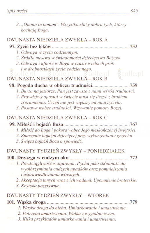 Rozmowy z Bogiem. Tom III: Okres zwykły, Tygodnie I-XII - Klub Książki Tolle.pl