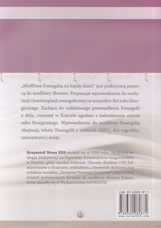 Modlitwa Ewangelią na każdy dzień. Tom 1. Wprowadzenia do modlitwy Słowem na wszystkie dni roku liturgicznego - Klub Książki Tolle.pl