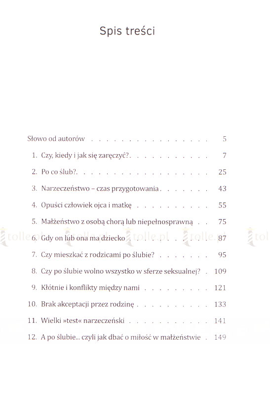 Narzeczeństwo czyli sztuka przygotowania się do małżeństwa - Klub Książki Tolle.pl