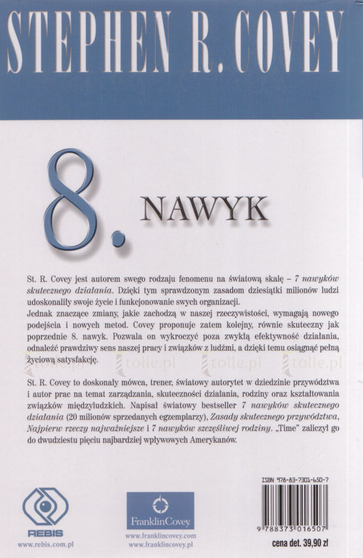 8.nawyk. Od efektywności do wielkości i odkrycia własnego głosu - Klub Książki Tolle.pl