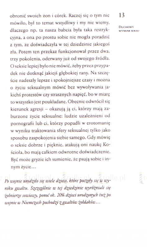 Nie bój się seksu czyli kochaj i rób co chcesz - Klub Książki Tolle.pl