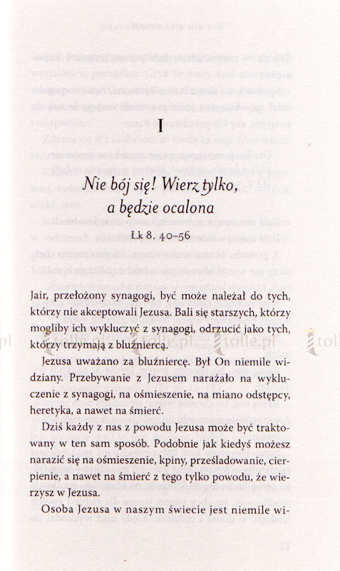 Nie bój się, wierz tylko! - Klub Książki Tolle.pl