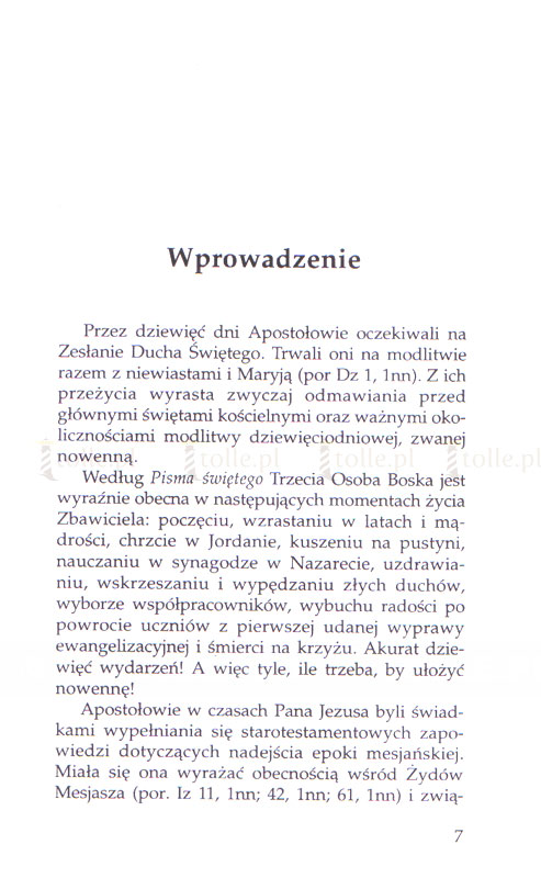 Niech zstąpi Duch Twój. Nowenna do Ducha Świętego - Klub Książki Tolle.pl