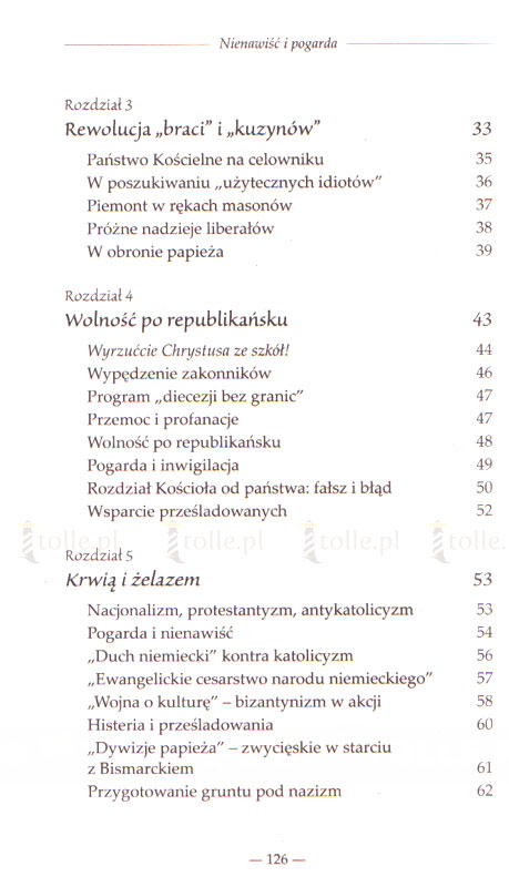 Nienawiść i pogarda. Dwa stulecia walki z Kościołem - Klub Książki Tolle.pl