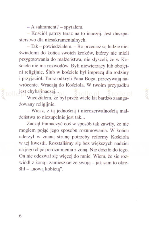 Niesakramentalna miłość, wierność i uczciwość - Klub Książki Tolle.pl