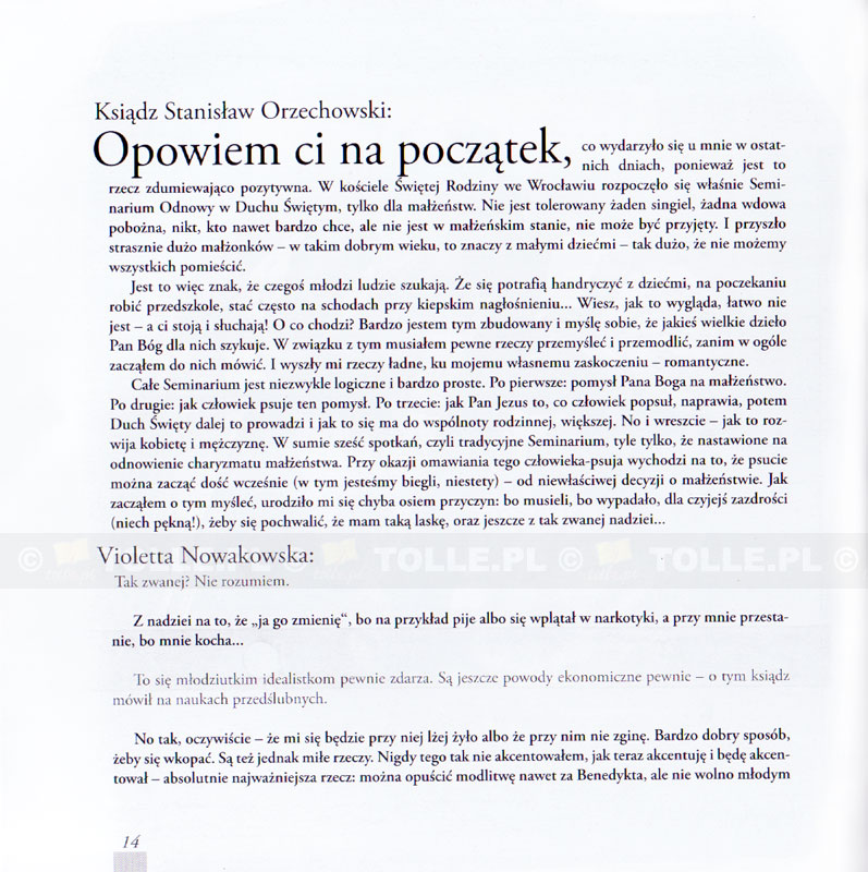 O małżeństwie bez zacierania prawdy...  cz.1 - Klub Książki Tolle.pl