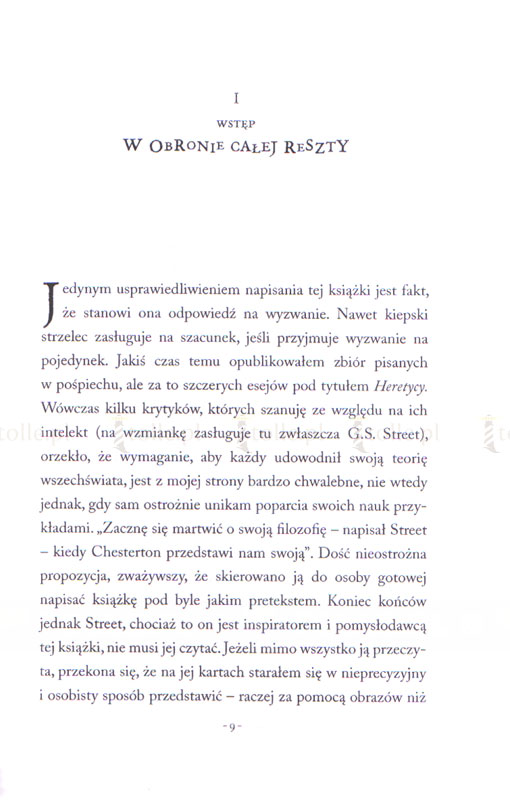 Ortodoksja - Klub Książki Tolle.pl