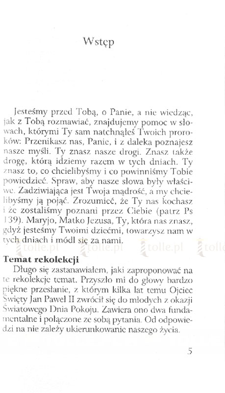 Panie, Ty znasz mnie i przenikasz. Rekolekcje dla młodzieży - Klub Książki Tolle.pl