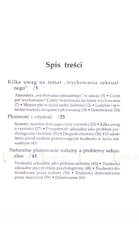 Płciowość i czystość. Z problematyki życia seksualnego - Klub Książki Tolle.pl