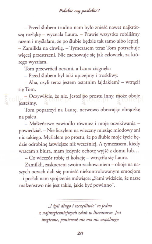 Polubić czy poślubić? 7 pytań, które warto zadać sobie przed ślubem - Klub Książki Tolle.pl