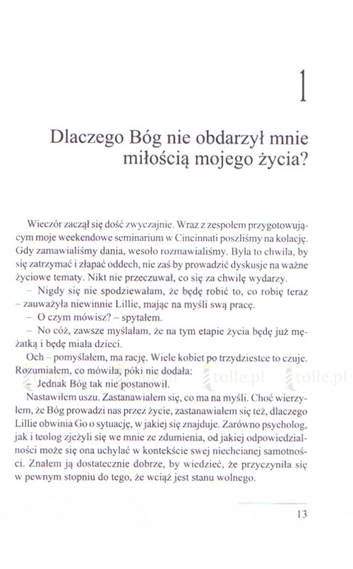 Poszukiwana, poszukiwany. Poradnik dla singli. Seria: Psychologia i wiara - Klub Książki Tolle.pl