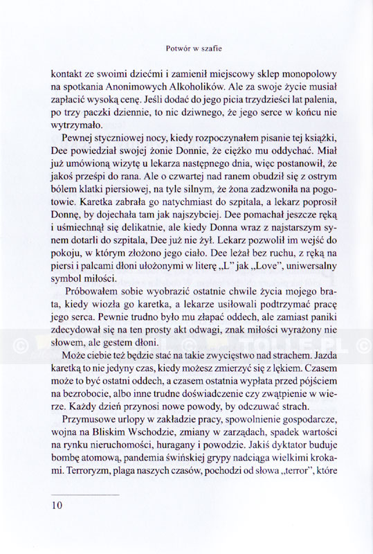 Potwór w szafie. Jak jutro bać się mniej niż dzisiaj. Seria: Psychologia i wiara - Klub Książki Tolle.pl