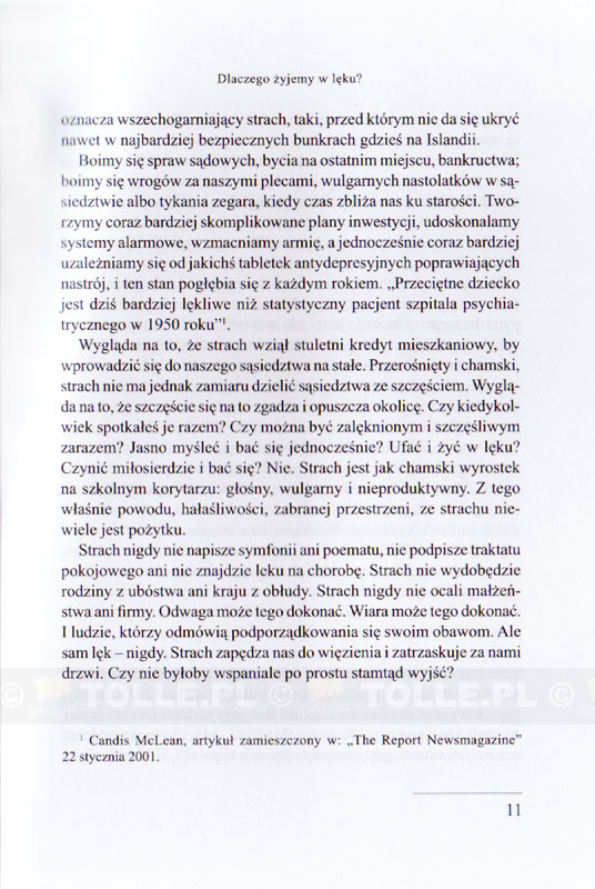 Potwór w szafie. Jak jutro bać się mniej niż dzisiaj. Seria: Psychologia i wiara - Klub Książki Tolle.pl