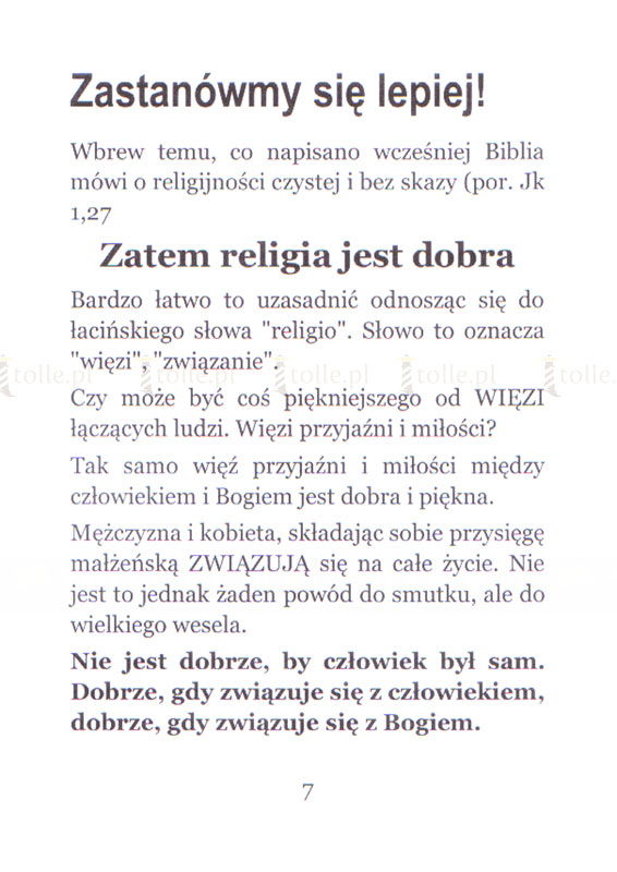 Religia - wolność czy zniewolenie? - Klub Książki Tolle.pl