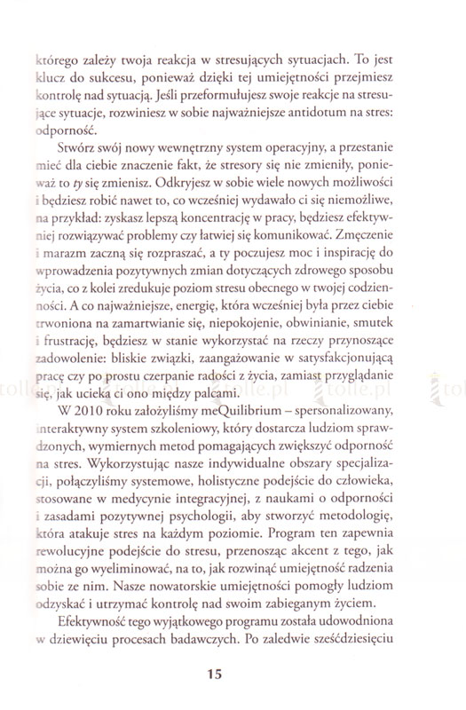 Równowaga. Jak stać się bardziej opanowanym, spokojnym i szczęśliwym w 14 dni - Klub Książki Tolle.pl