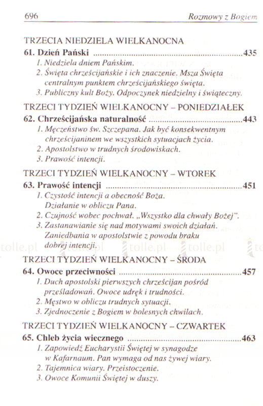 Rozmowy z Bogiem. Tom II: Wielki Post i Wielkanoc  - Klub Książki Tolle.pl