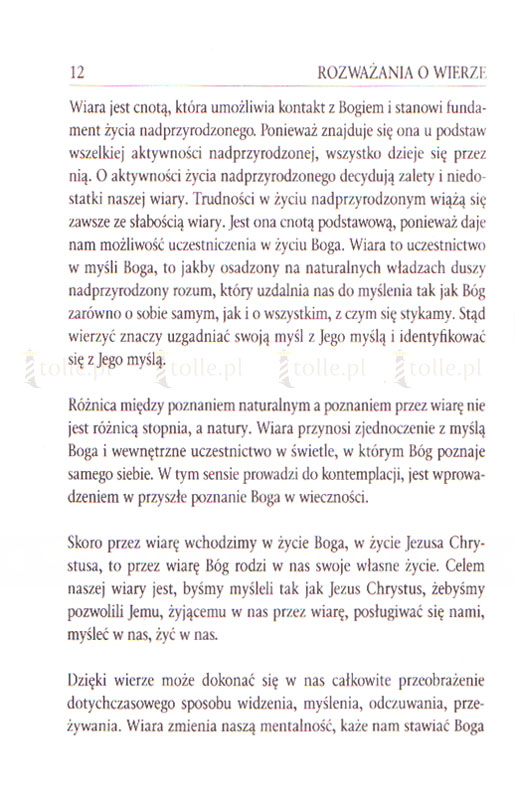 Rozważania o wierze. Wydanie jubileuszowe - Klub Książki Tolle.pl