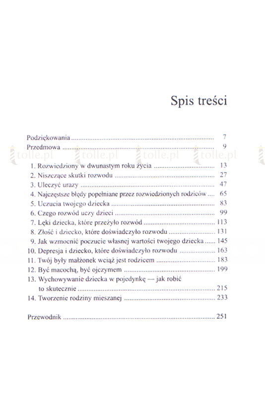 Rozwód. Jak ratować dzieci. Seria: Psychologia i wiara - Klub Książki Tolle.pl