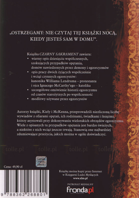 Czarny sakrament - Klub Książki Tolle.pl