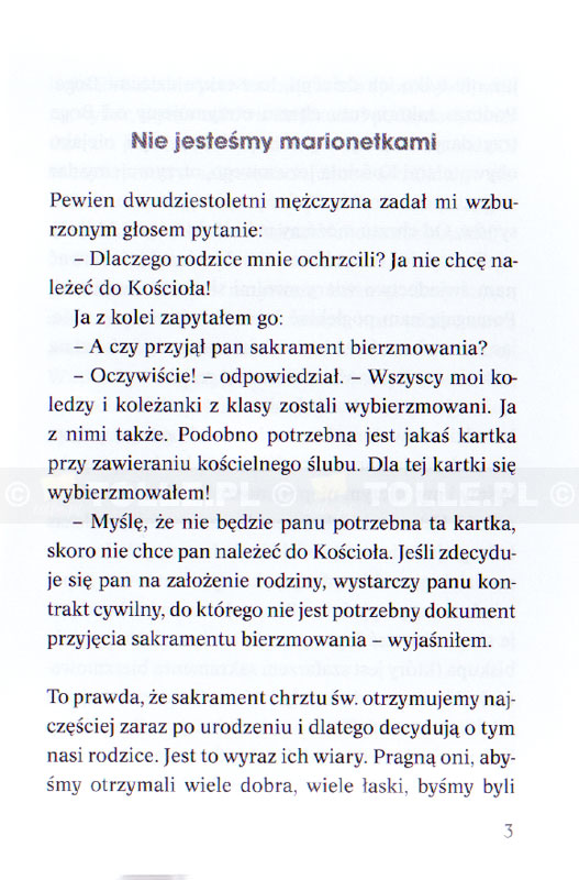 Sakrament bierzmowania czyli Duch Święty rozdaje prezenty. List do młodzieży - Klub Książki Tolle.pl