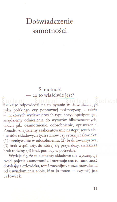 Samotność chciana i niechciana - Klub Książki Tolle.pl