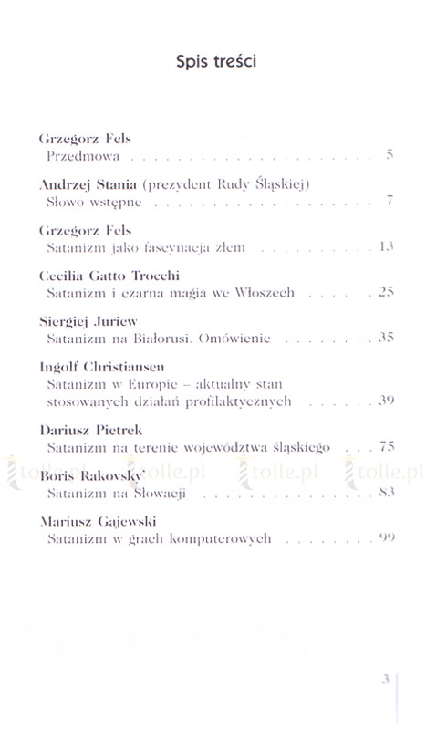 Satanizm w Polsce i Europie - stan obecny i profilaktyka - Klub Książki Tolle.pl