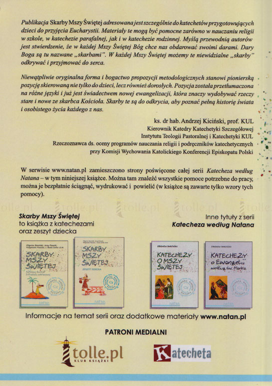 Skarby Mszy Świętej. Katechezy dla klas II-III szkoły podstawowej - Klub Książki Tolle.pl