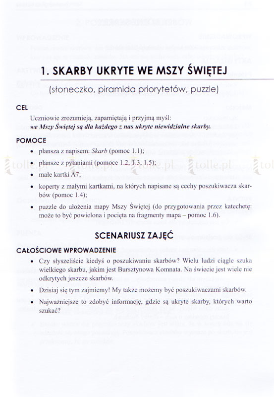 Skarby Mszy Świętej. Katechezy dla klas II-III szkoły podstawowej - Klub Książki Tolle.pl