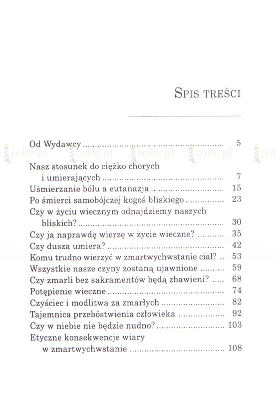 Śmierć, zmartwychwstanie, życie wieczne - Klub Książki Tolle.pl