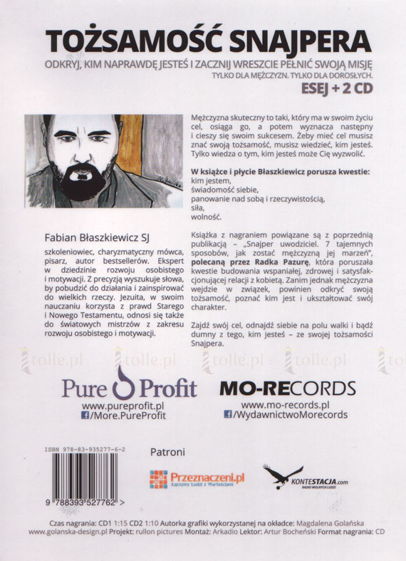 Tożsamość snajpera (książka + 2CD) - Klub Książki Tolle.pl
