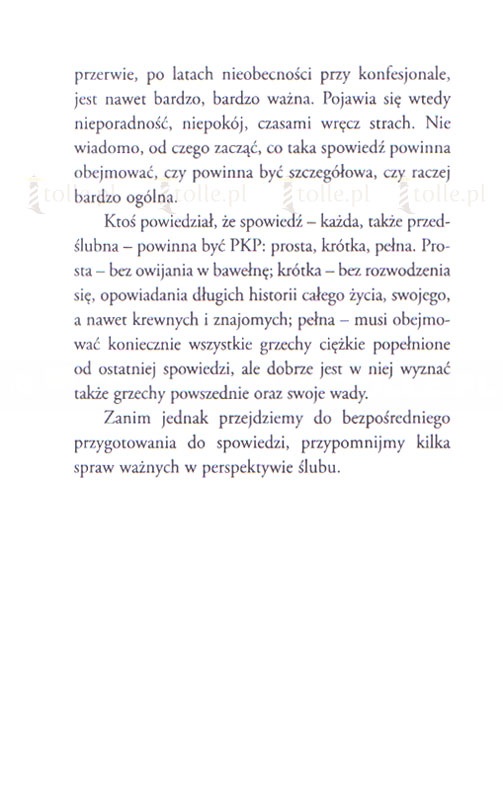 Spowiedź przedślubna - Klub Książki Tolle.pl